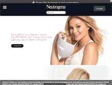 Tablet Screenshot of neutrogena.ca