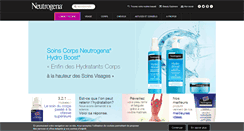 Desktop Screenshot of neutrogena.fr