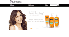 Desktop Screenshot of neutrogena.com.br